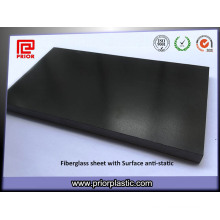 Surface ESD Fr4 fibre de verre feuille noire couleur